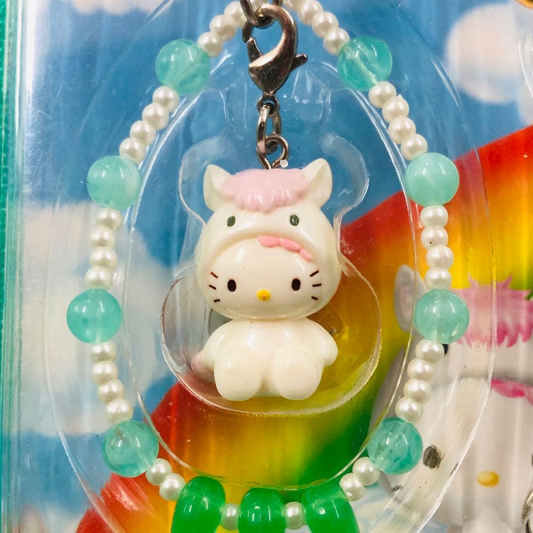 2001年製 レア★ハローキティ 開運 馬 エンジェル ペガサス ストラップB午