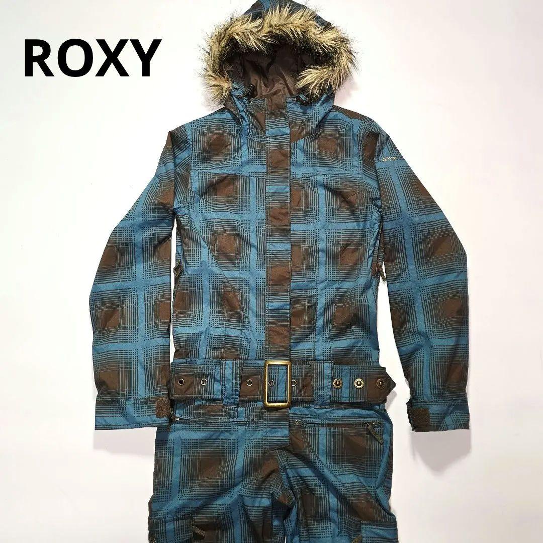 ROXY スノボウェア　つなぎ　サイズ S レディース ファー付き ベルト