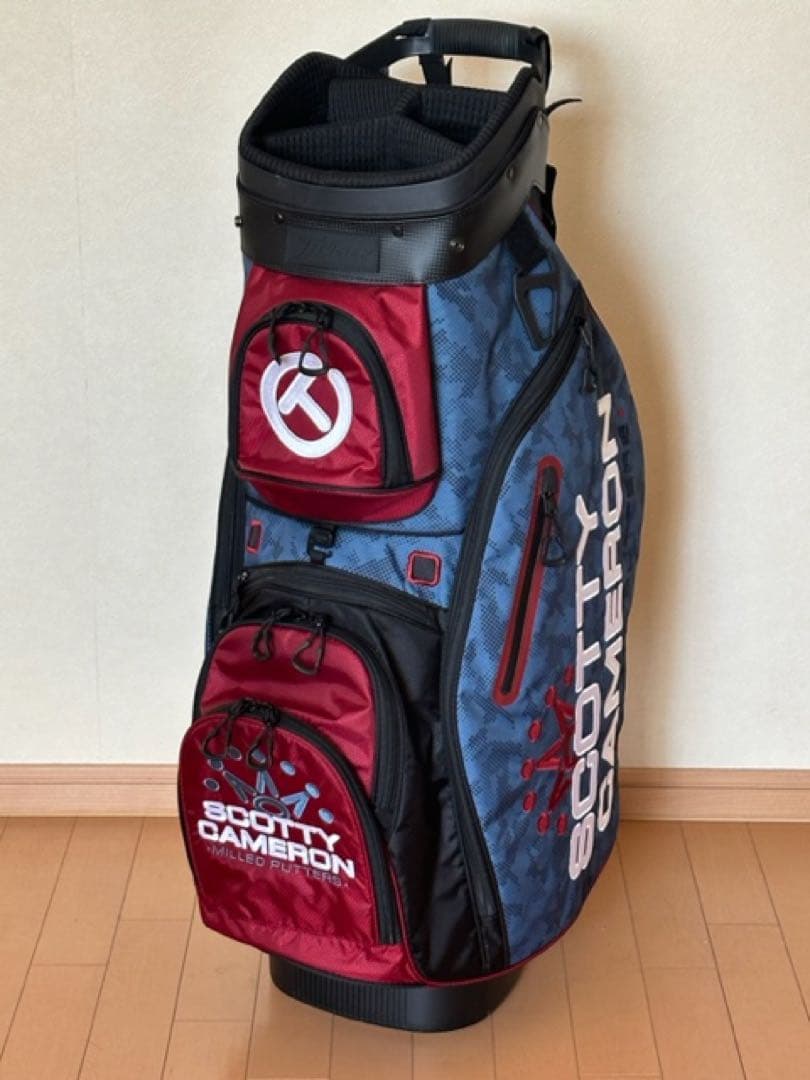 スコッティキャメロン2024エクスプローラーカートバックUSA ブルー/レッド