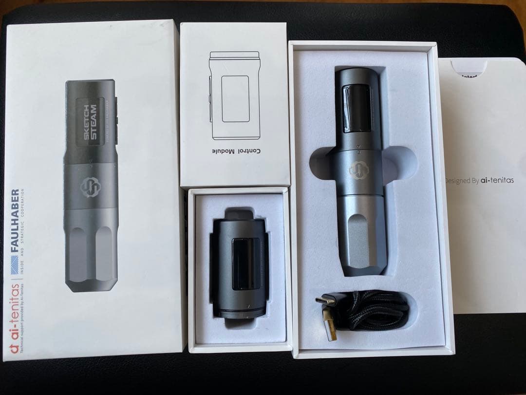 【Sketch Steam SS ONE】タトゥーマシン／バッテリー2個付き