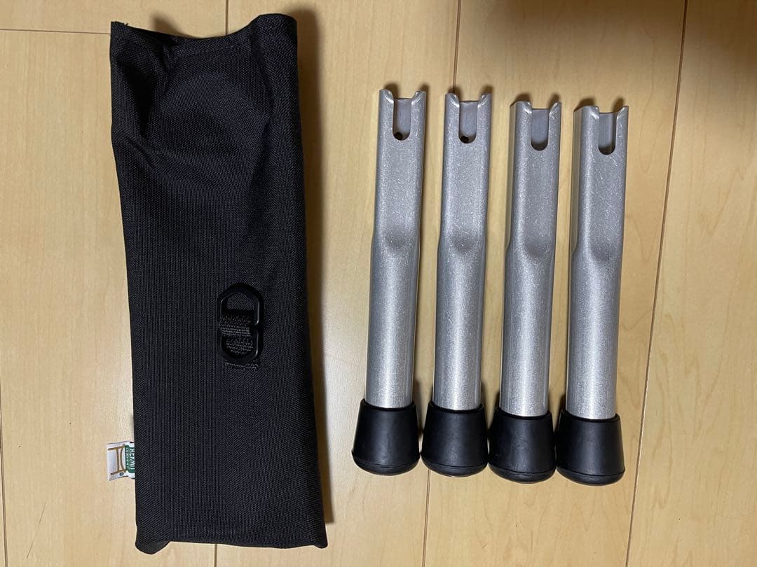 【正規品 新品未使用】カーミットチェア専用 レッグエクステンション 4本収納袋付