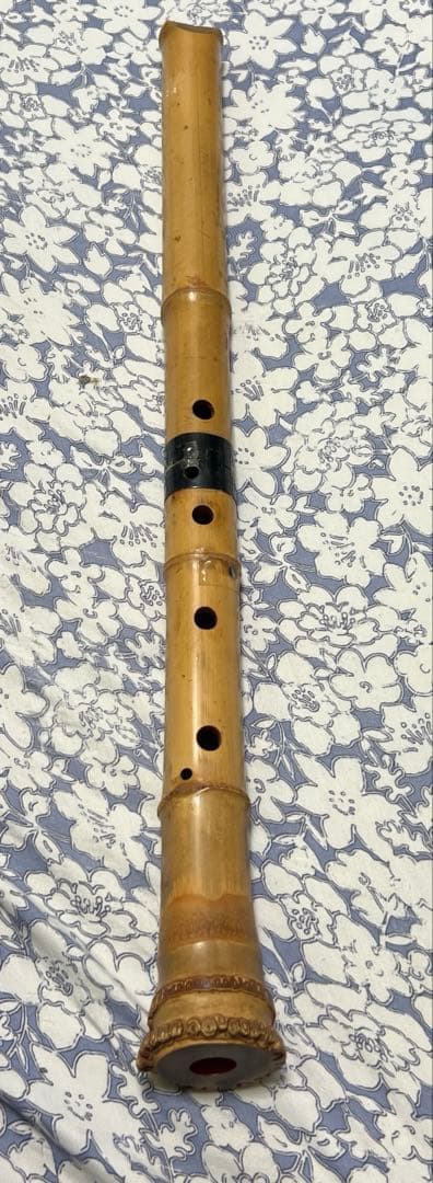 尺八　約54cm 銘　朝童