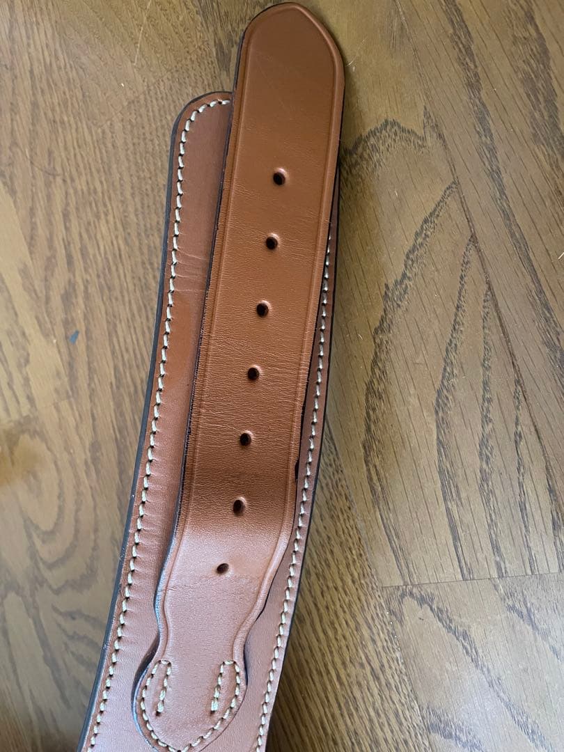 East.A ウエスタンガンベルト 牛革製・ブラウン Mサイズ No.001-M