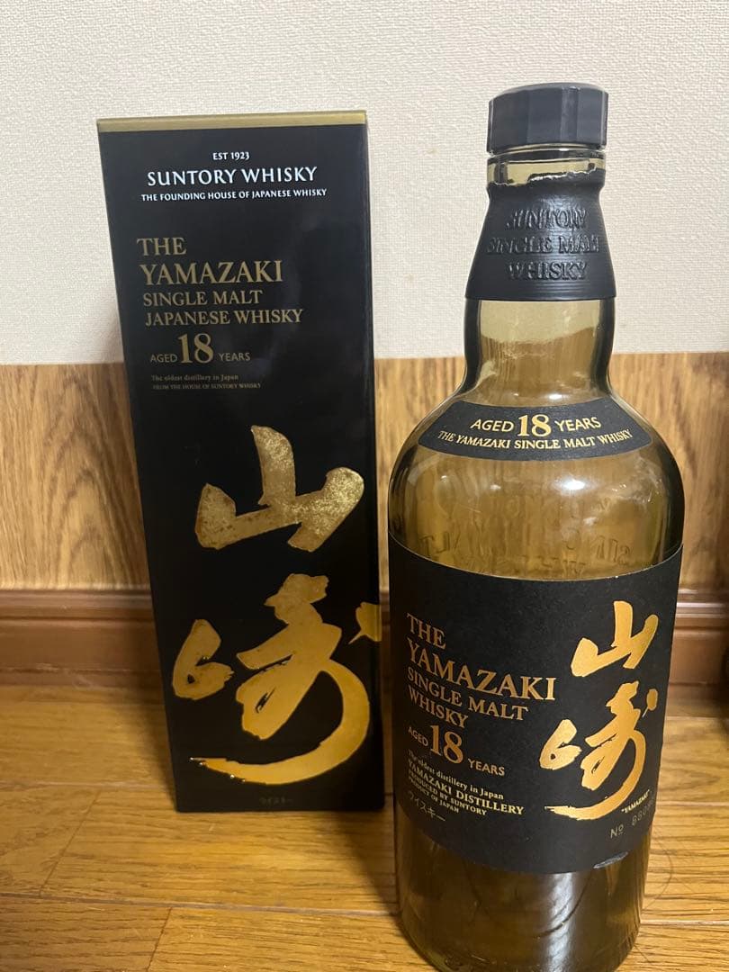 期間限定お値下！山崎 18年 & 白州 18年 空瓶空箱セット