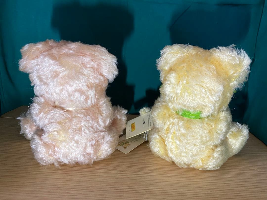 シユタイフ　テディベア　黄色タグ　2体