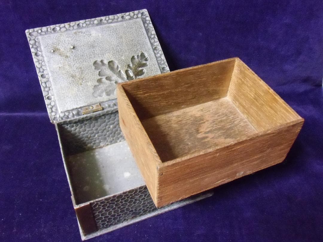 Ｗ帝政ドイツ軍/プロイセン王国＊鉄＆真鍮製＊シガレットケース（実物）