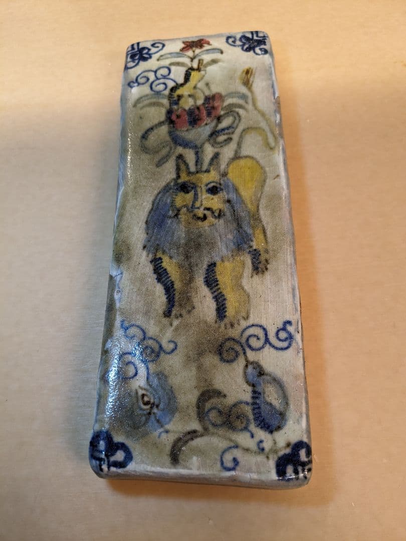 松浦ナオコ　タイル風長皿