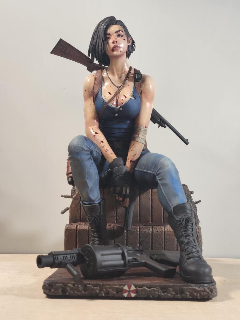 ジル・バレンタインガレージキット塗装済み完成品