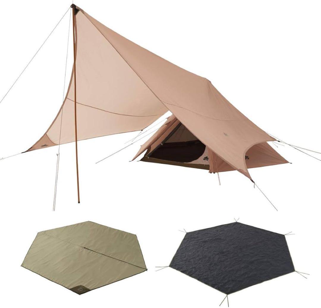 美品　ロゴス(LOGOS) Tradcanvas Tepee&タープ350-BJ