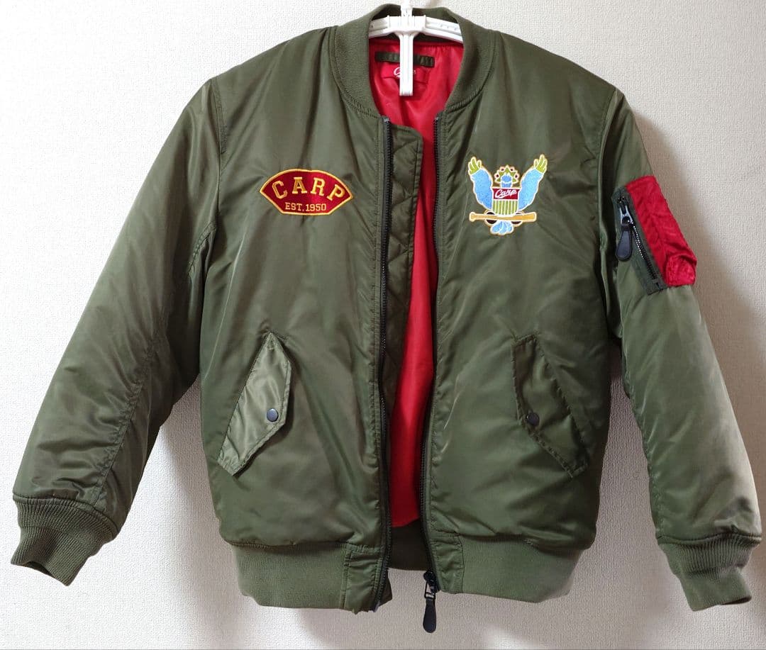 広島東洋カープ　2025年 限定 MA-1 XLサイズ