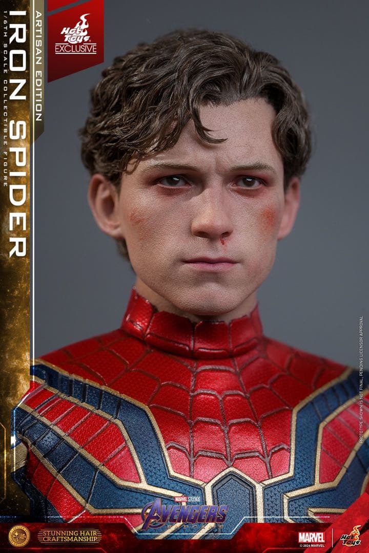 ホットトイズ　MMP アルチザン『アベンジャーズ1/6 アイアン・スパイダー