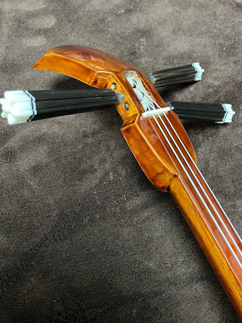 沖縄三線島クルチ真壁型本皮一枚張りスンチ塗り期間限定破格値出品