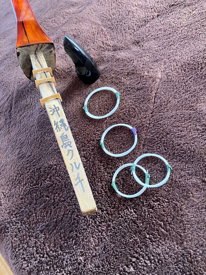 沖縄三線島クルチ真壁型本皮一枚張りスンチ塗り期間限定破格値出品