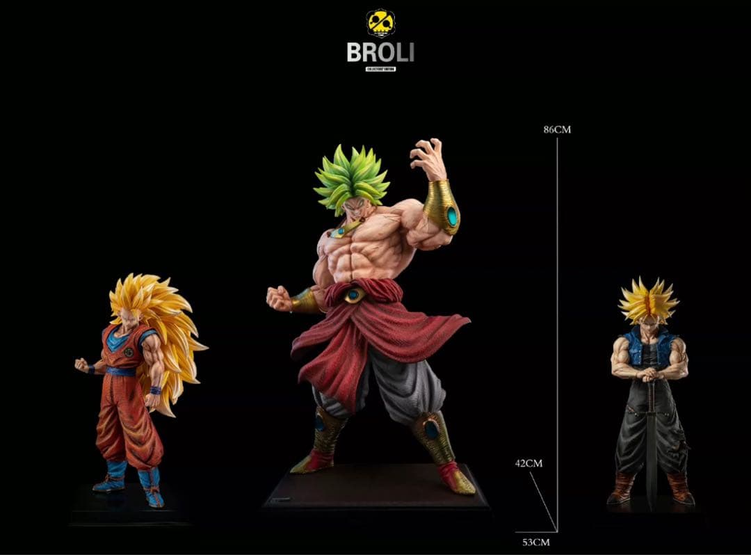 ドラゴンボール ブロリー ガレキ ガレージキット スタチュー X②⑨