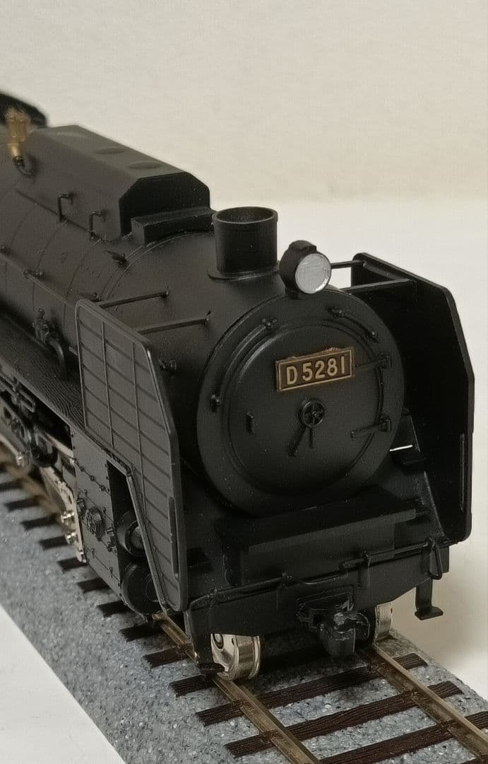 HOゲージ 天賞堂アダチ Ｄ52蒸気機関車 戦時型、メンテナンス済