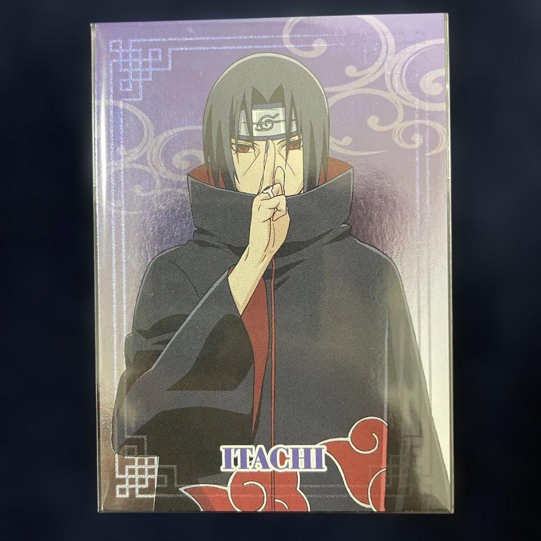 廃盤 ナルトエッチングカード イタチ トレーディングカード アマダ 疾風伝