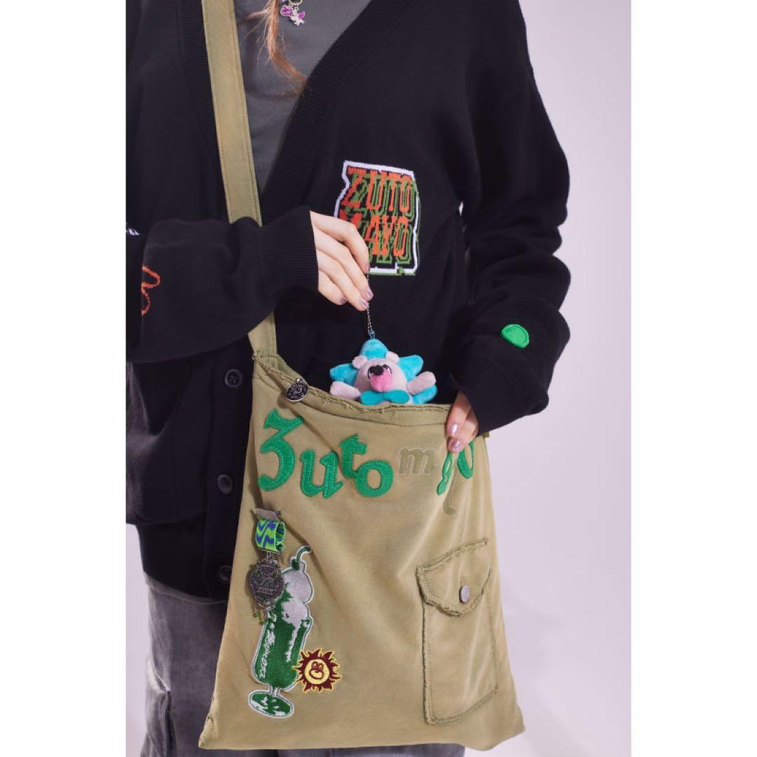 【美品・完売】ずとまよ Vintage Shoulder Bag green