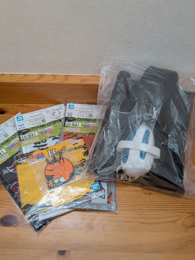 NARUTO　一番くじ　自来也（仙人モード）フィギュア　エコバッグ　下位賞セット