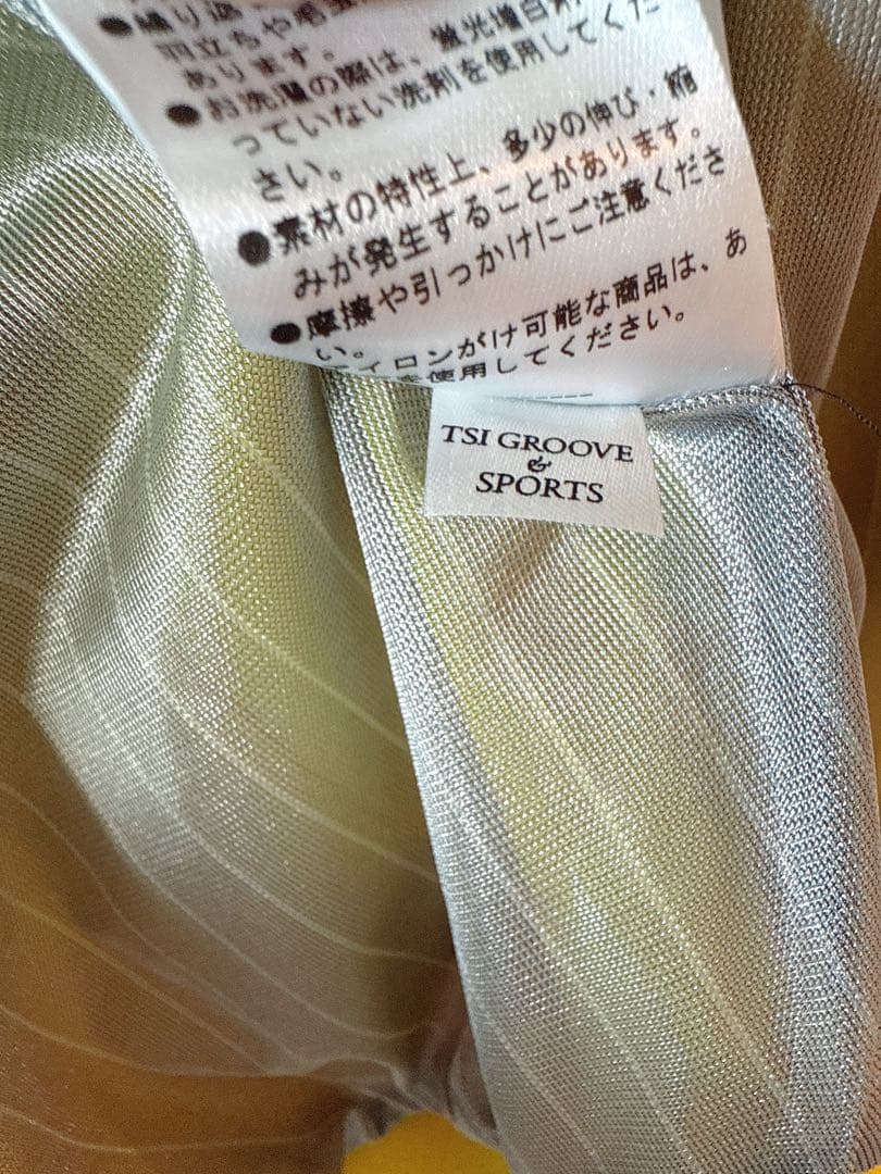 美品 ★ パーリーゲイツ ツインスニード 保温/防寒 メンズ ブルゾン 黄 紺