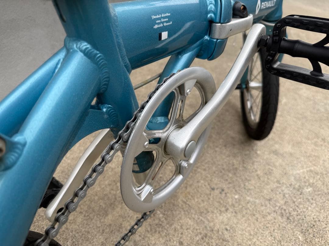 RENAULT 折りたたみ自転車 青　LIGHT8