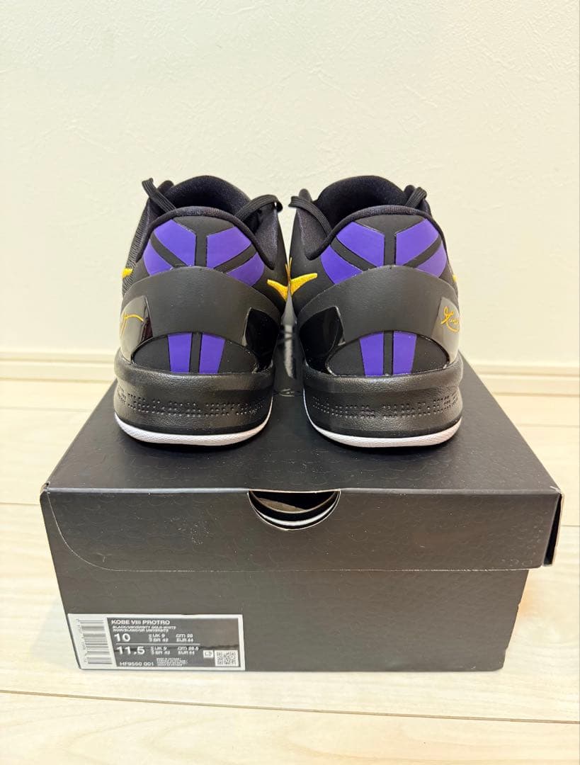 シューズ(男性用) Nike Kobe8 Protro BlackandUniversityGold