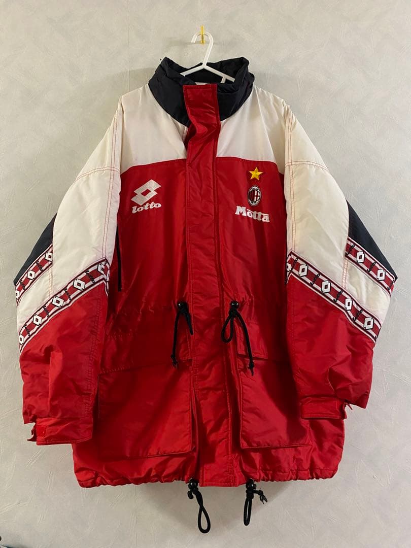 Lotto ACミラン ベンチコート L Motta 90s セリエA 希少