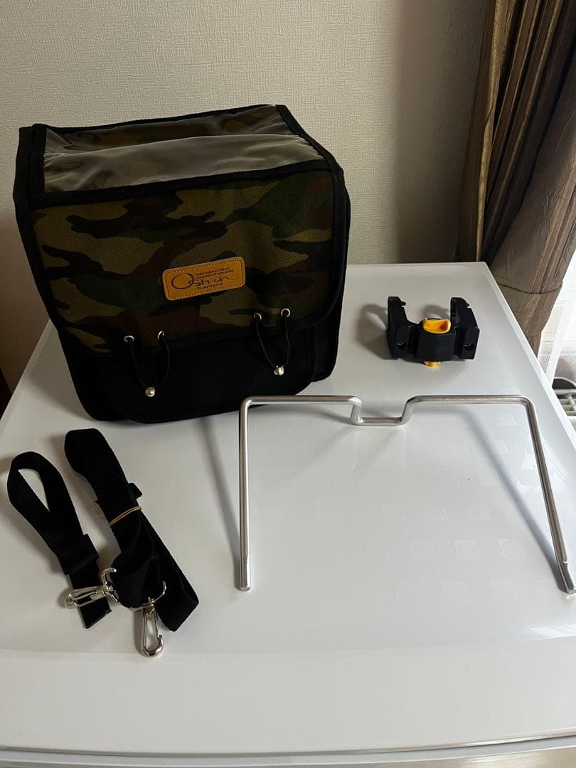 希少迷彩色オーストリッチ　帆布フロントバック