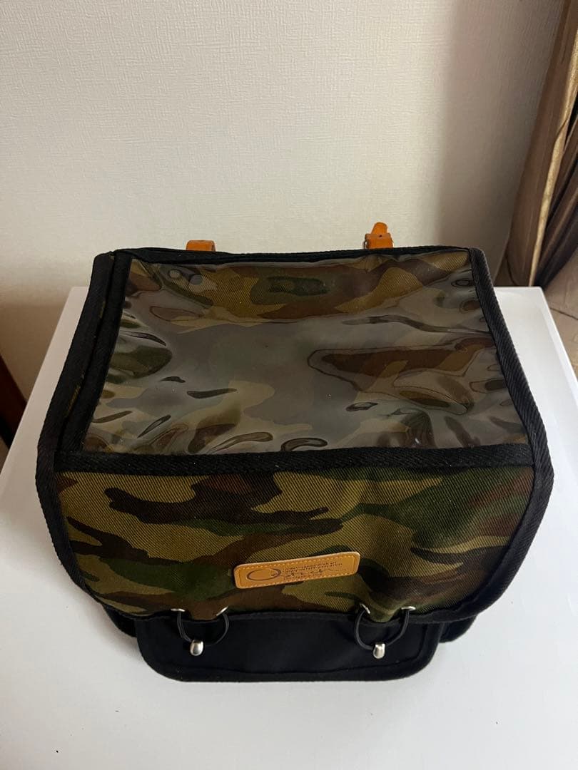 希少迷彩色オーストリッチ　帆布フロントバック