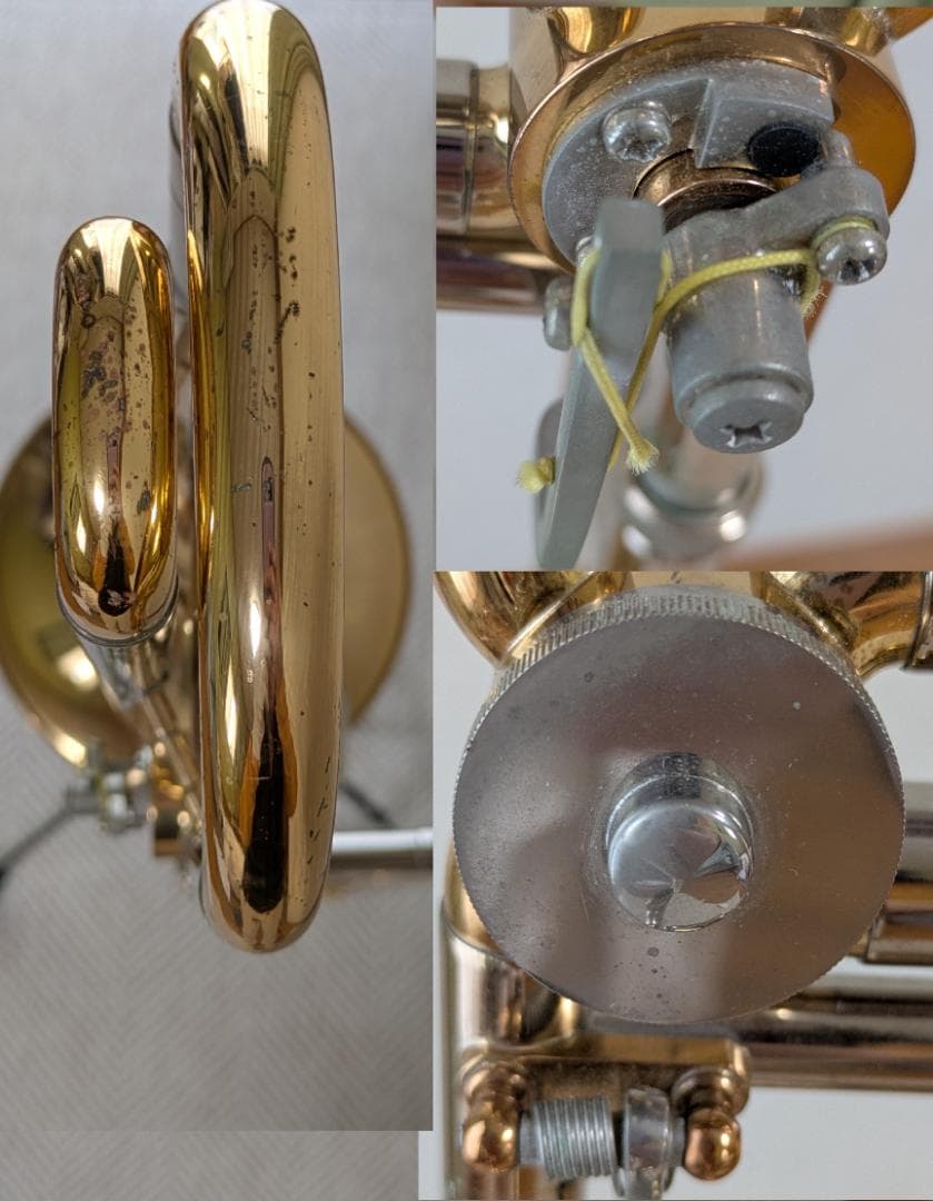 YAMAHA ヤマハ テナーバストロンボーン YSL-648 マウスピース２付き