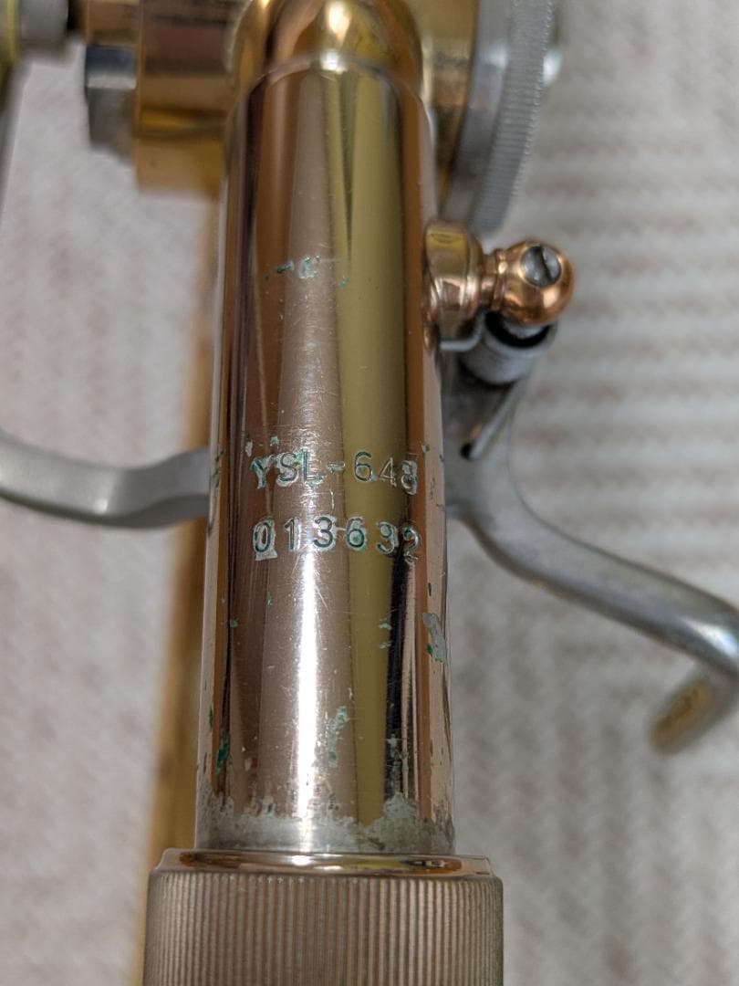 YAMAHA ヤマハ テナーバストロンボーン YSL-648 マウスピース２付き