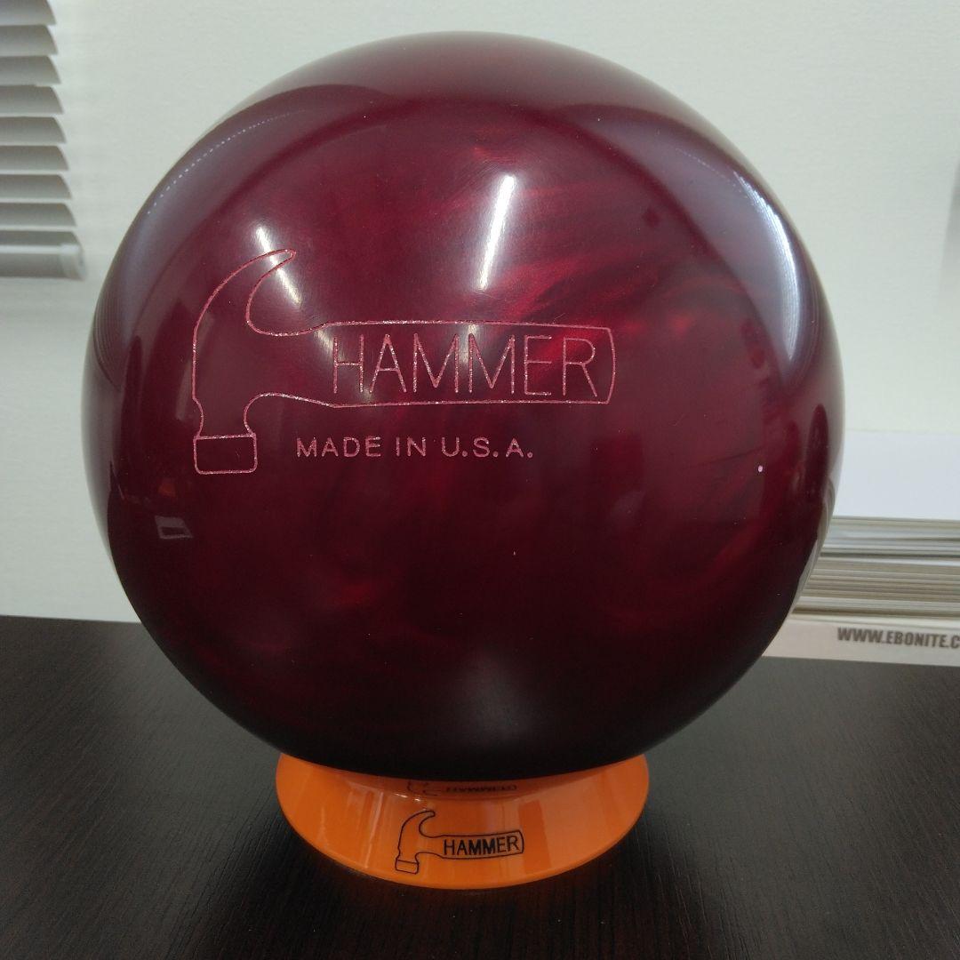 HAMMER RED LEGENDボウリングボール14p4ozです。