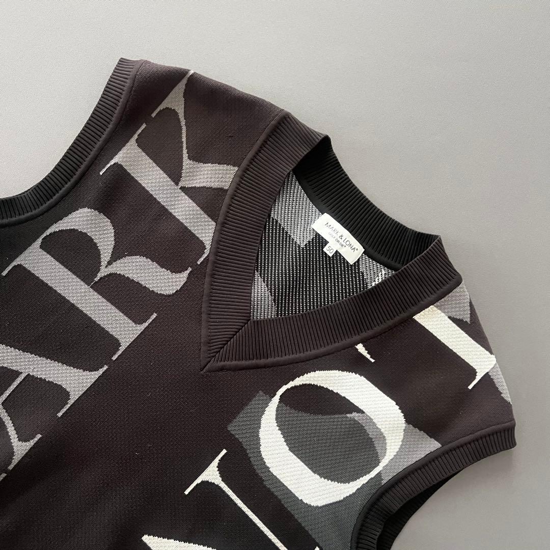 MARK&LONA マークアンドロナ　ニット　ベスト　メンズ　ゴルフ　XL 50