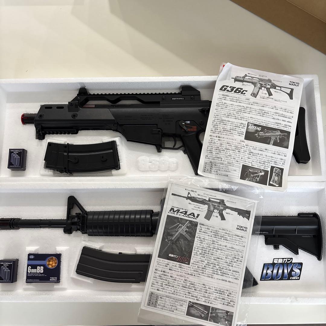 M4A1 Colt Carbine & G36C 電動ガンセット