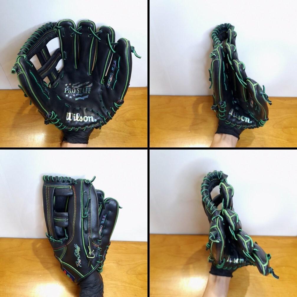 ウイルソン プロスタッフ 限定品 レインボー刻印 レアカラー 軟式グローブ