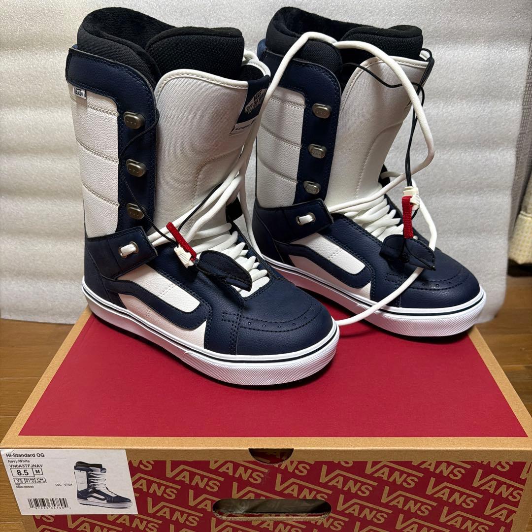 VANS スノーボードブーツ 8.5 (26.5cm) ネイビー/ホワイト