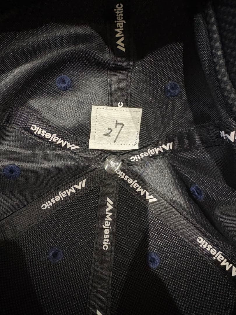 元埼玉西武ライオンズ　内海哲也選手　オーセンティックキャップ