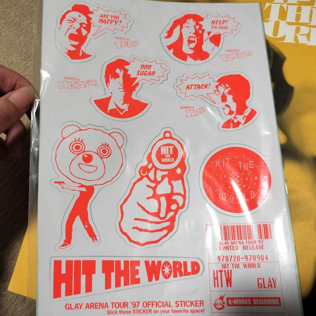 GLAY ARENATOUR'97 HIT THE WORLD TOURグッズ