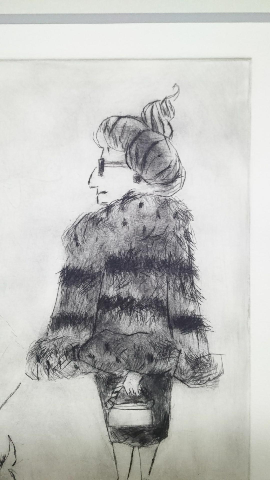 オシャレです 作家もの 版画 新品・未使用