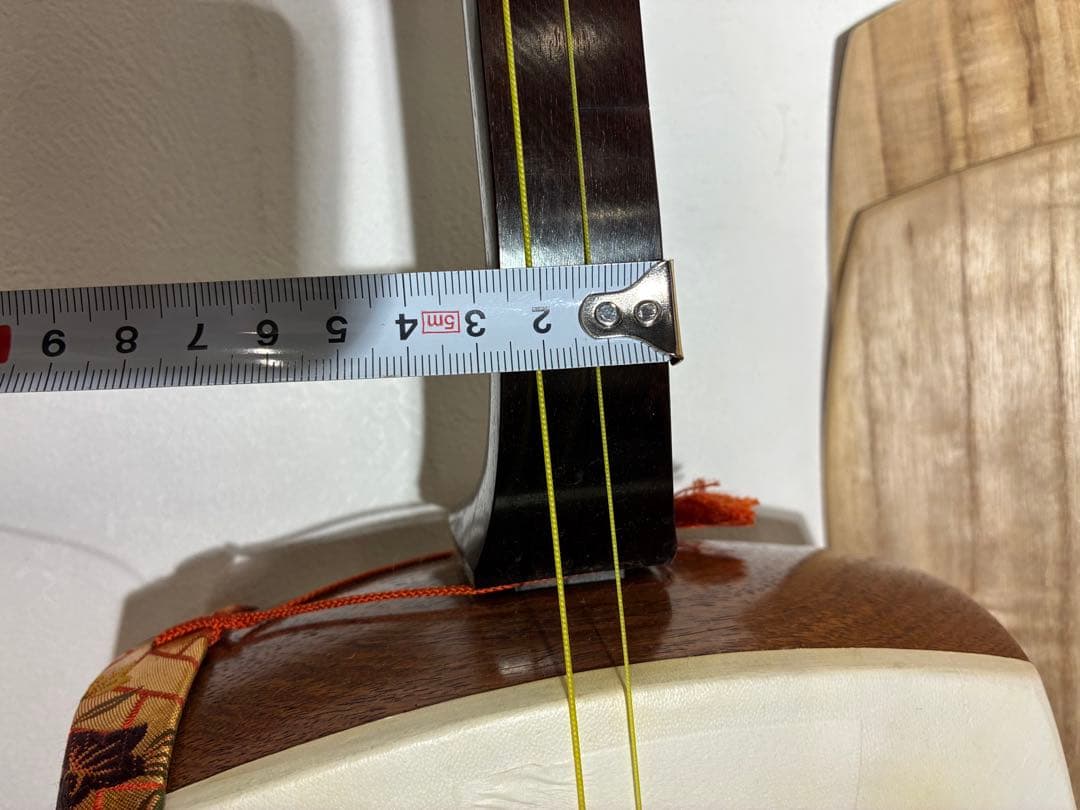 希少最高級 三味線 セット K18 18金 金細 綾杉胴 バチ 撥 糸巻 駒