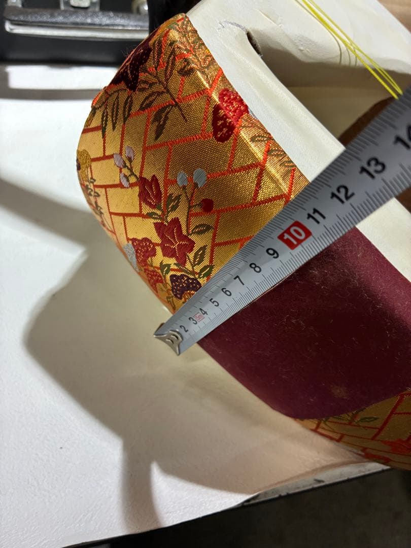 希少最高級 三味線 セット K18 18金 金細 綾杉胴 バチ 撥 糸巻 駒