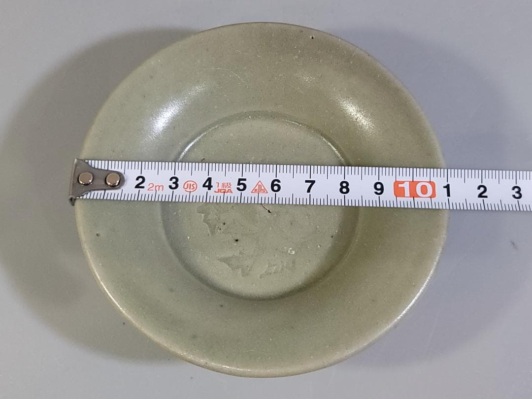 中国美術 青磁 内花紋皿 DT316