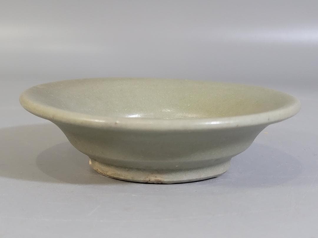 中国美術 青磁 内花紋皿 DT316