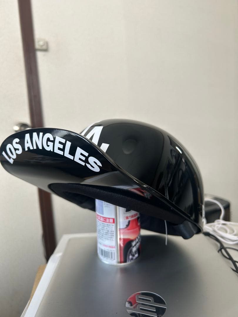 ニューエラ風　ヘルメット　半キャップ　ベースボールキャップ