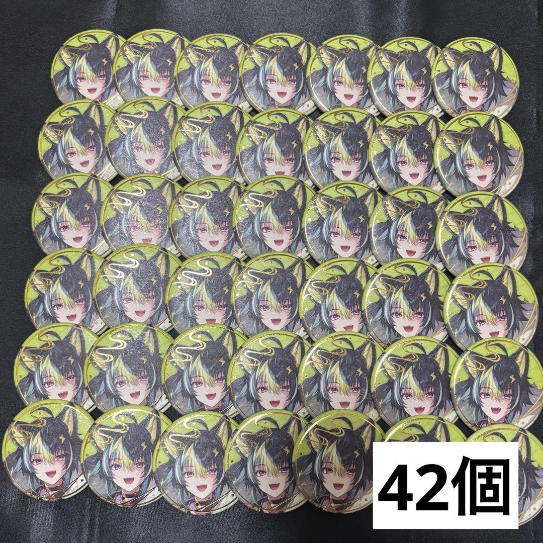 にじさんじ 妖怪万化 ランダム和紙風箔押し缶バッジ Aグループ 伊波ライ