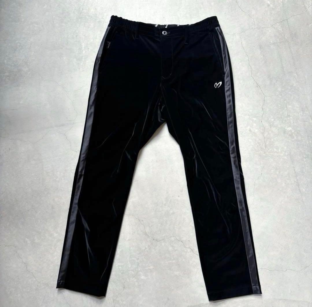 【美品】MASTER BUNNY EDITION サイドラインベルベットパンツ