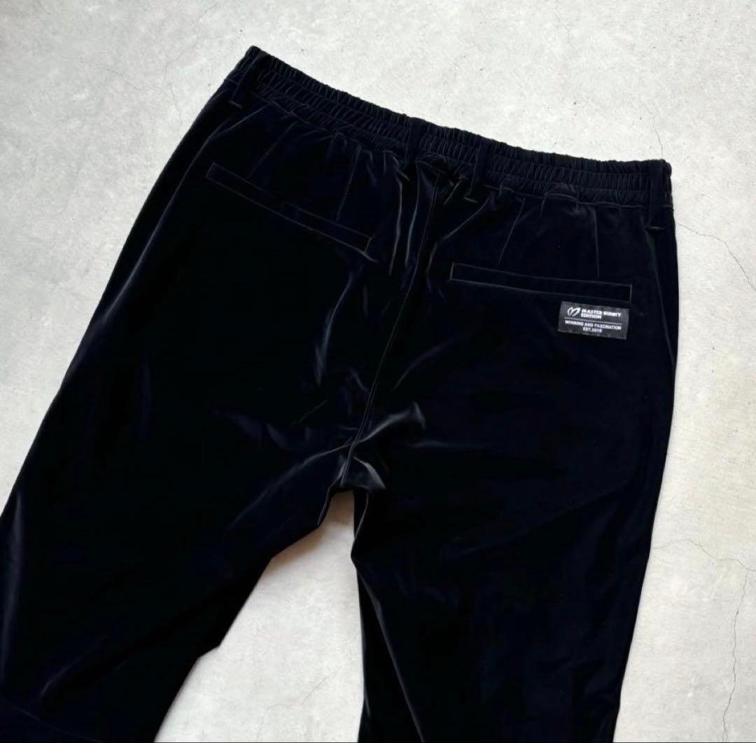 【美品】MASTER BUNNY EDITION サイドラインベルベットパンツ