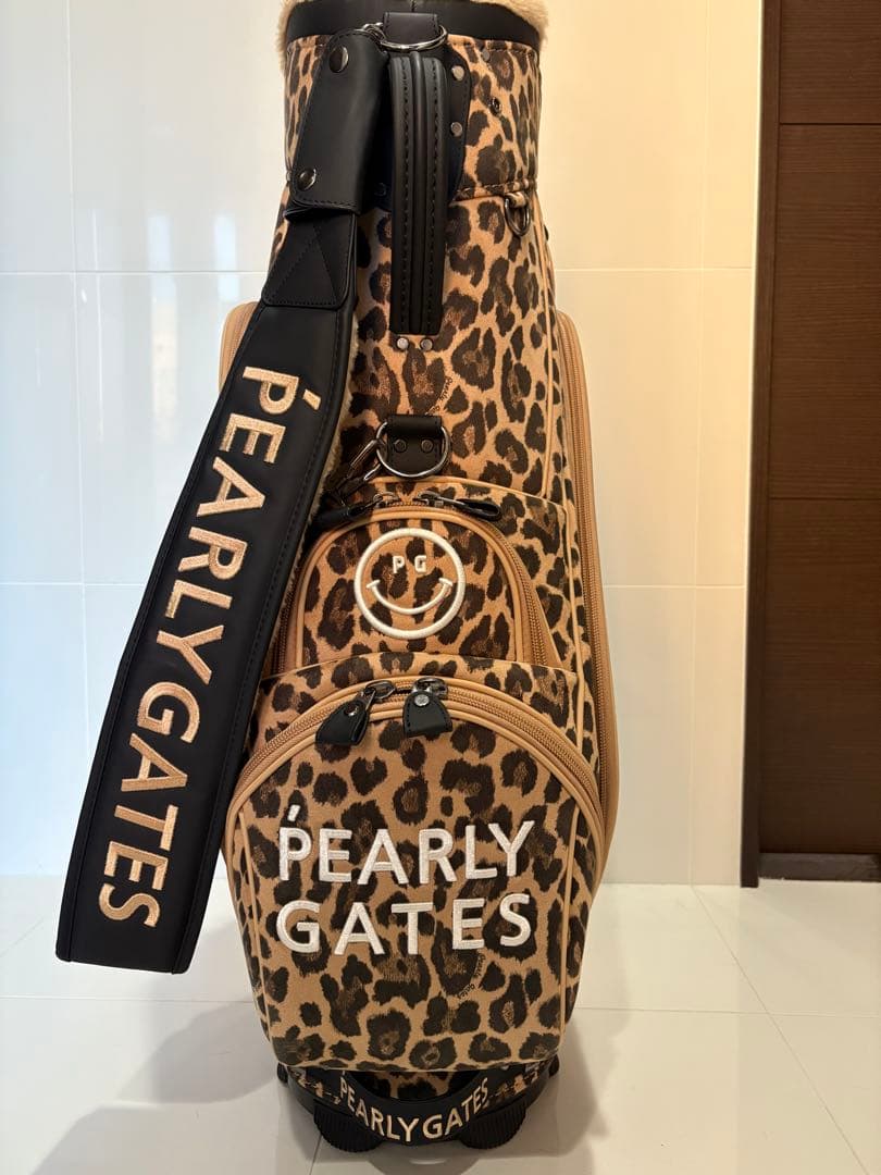 PEARLY GATES ヒョウ柄キャディバッグ
