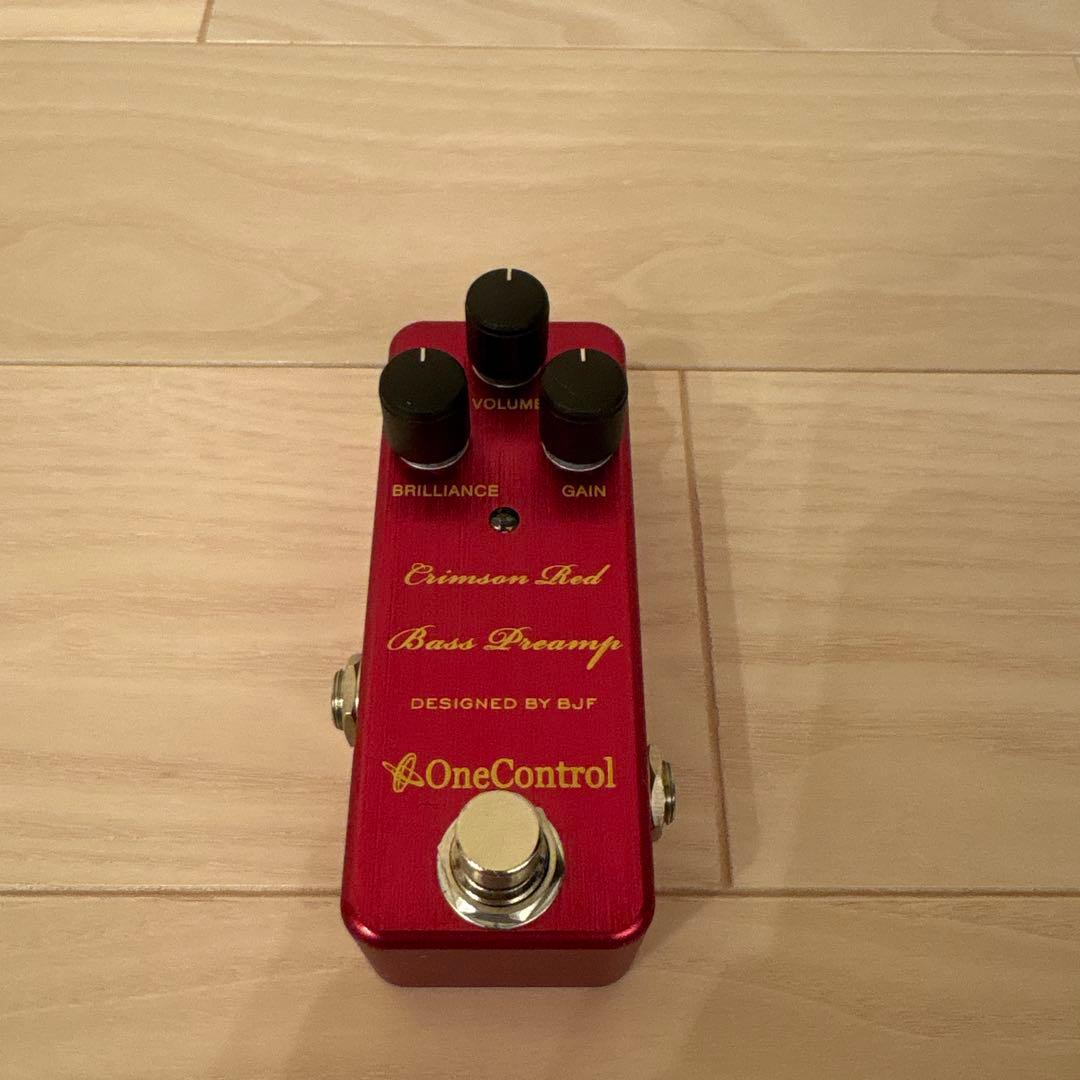 【美品】One Control Crimson Red Bass Preamp