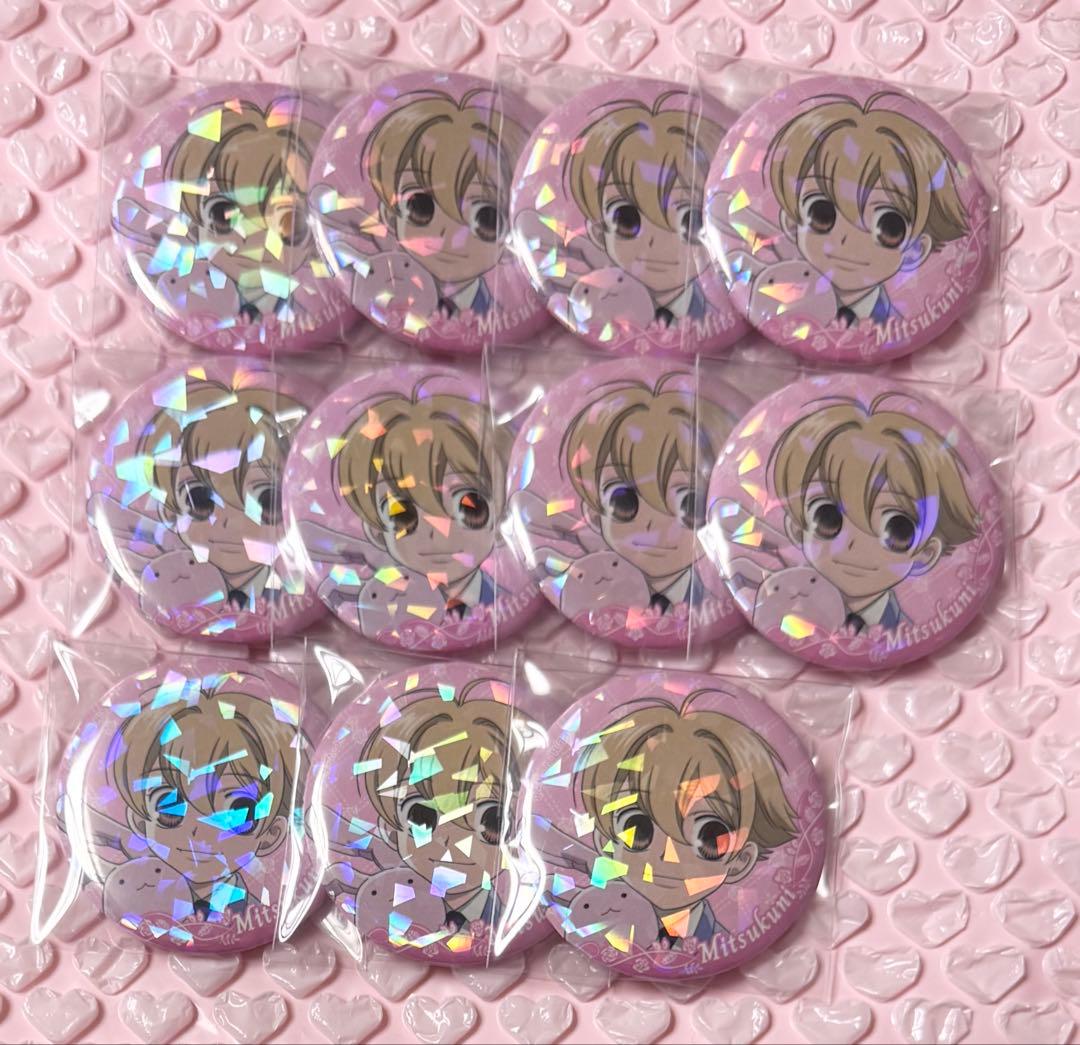 桜蘭高校ホスト部　埴之塚光邦　ハニー先輩　ホログラム缶バッジ　11点セット