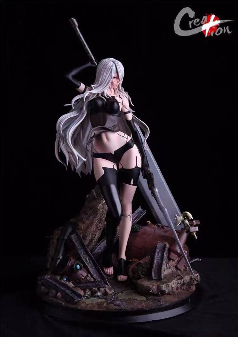 ニーア オートマタ A2 1/4 ガレージキット ガレキ スタチュー ②②